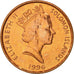 Monnaie, Îles Salomon, Elizabeth II, Cent, 1996, SUP, Bronze Plated Steel