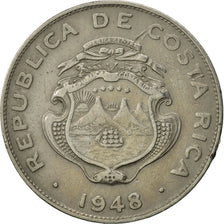 Moneda, Costa Rica, 25 Centimos, 1948, MBC, Cobre - níquel, KM:175