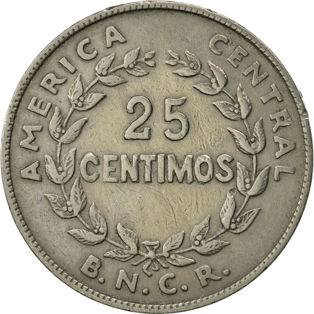 Moneda, Costa Rica, 25 Centimos, 1948, MBC, Cobre - níquel, KM:175