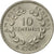 Coin, Costa Rica, 10 Centimos, 1969, AU(50-53), Copper-nickel, KM:185.2