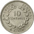 Coin, Costa Rica, 10 Centimos, 1969, AU(50-53), Copper-nickel, KM:185.2