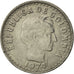 Moneta, Colombia, 10 Centavos, 1974, EF(40-45), Nikiel powlekany stalą, KM:253