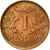 Moneda, Colombia, Centavo, 1969, MBC+, Cobre recubierto de acero, KM:205a
