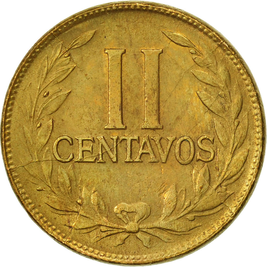Colombia, 2 Centavos, 1965, AU(55-58), Aluminum-Bronze, KM:211