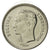 Coin, Venezuela, 50 Centimos, 1990, AU(55-58), Nickel Clad Steel, KM:41a