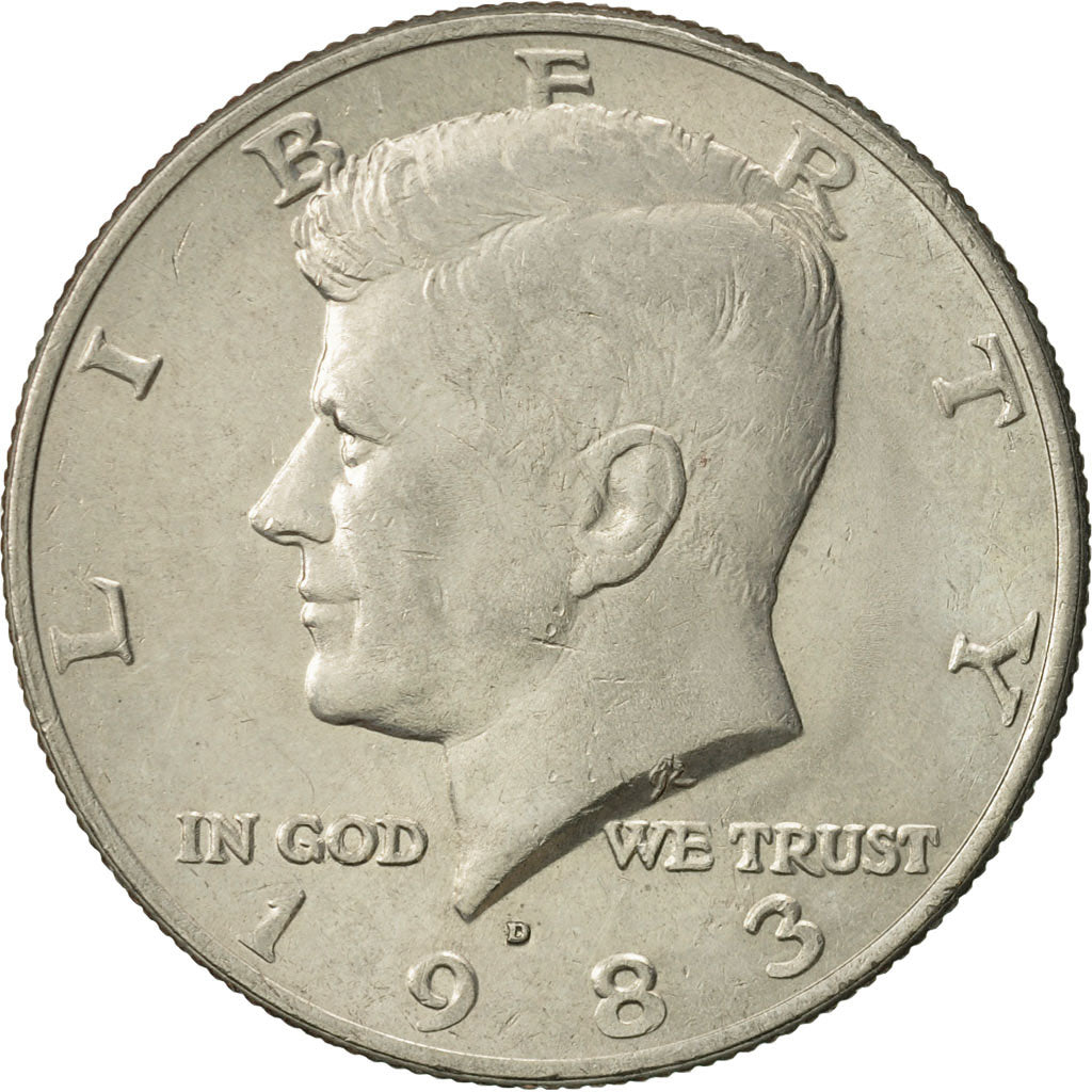 United States, Kennedy Half Dollar, Half Dollar, 1983, U.S. Mint, Denver