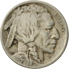 United States, Buffalo Nickel, 5 Cents, 1923, U.S. Mint, Philadelphia