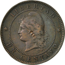 Argentina, Centavo, 1893, VF(30-35), Bronze, KM:32