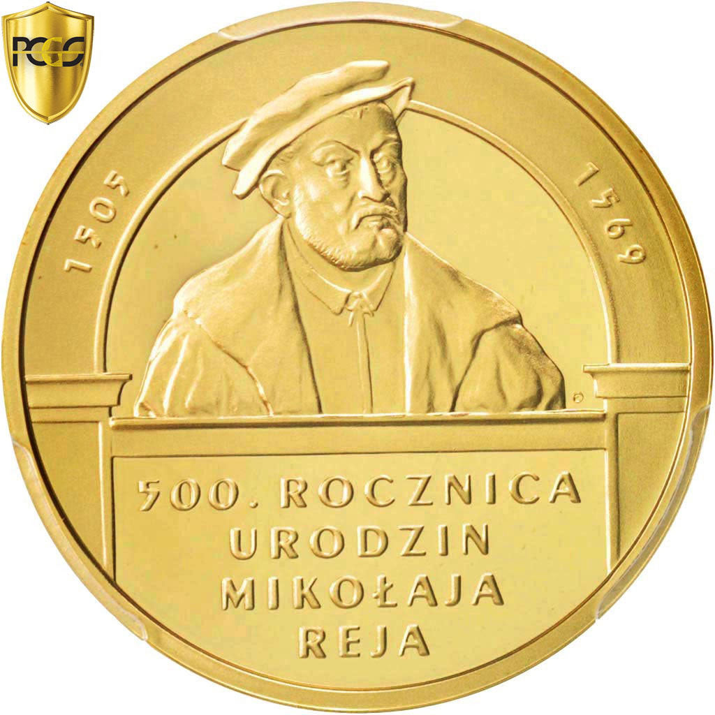 Coin, Poland, 200 Zlotych, 2005, PCGS, PR69DCAM, MS(65-70), Gold, KM:889