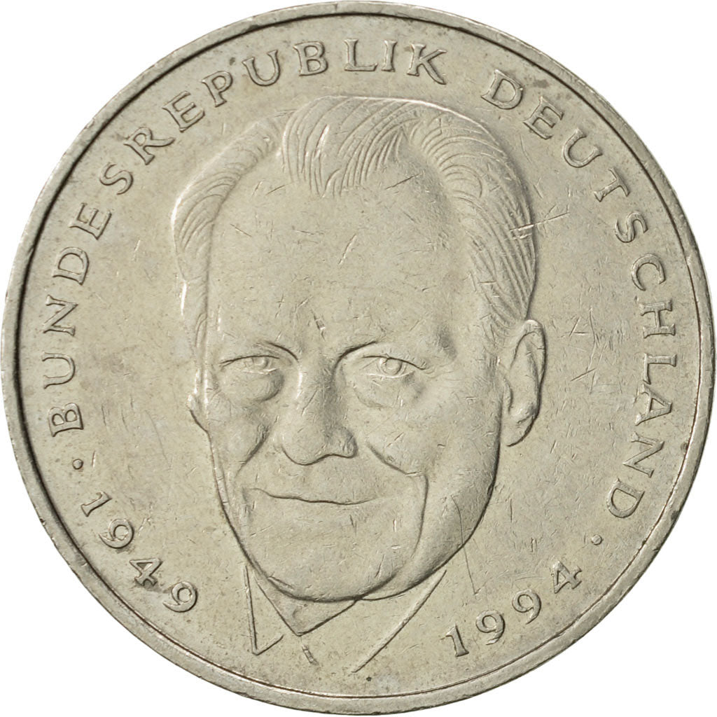 République fédérale allemande, 2 Mark, 1995, Berlin, TTB+, Copper-Nickel Clad
