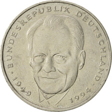République fédérale allemande, 2 Mark, 1995, Berlin, TTB+, Copper-Nickel Clad
