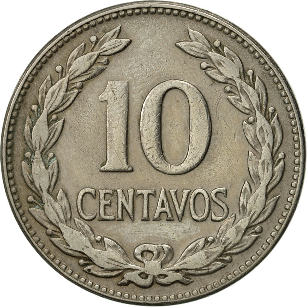 Monnaie, El Salvador, 10 Centavos, 1968, British Royal Mint, TB, Copper-nickel