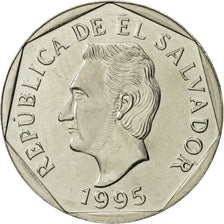 El Salvador, 10 Centavos, 1995, British Royal Mint, SUP, Copper-Nickel Clad
