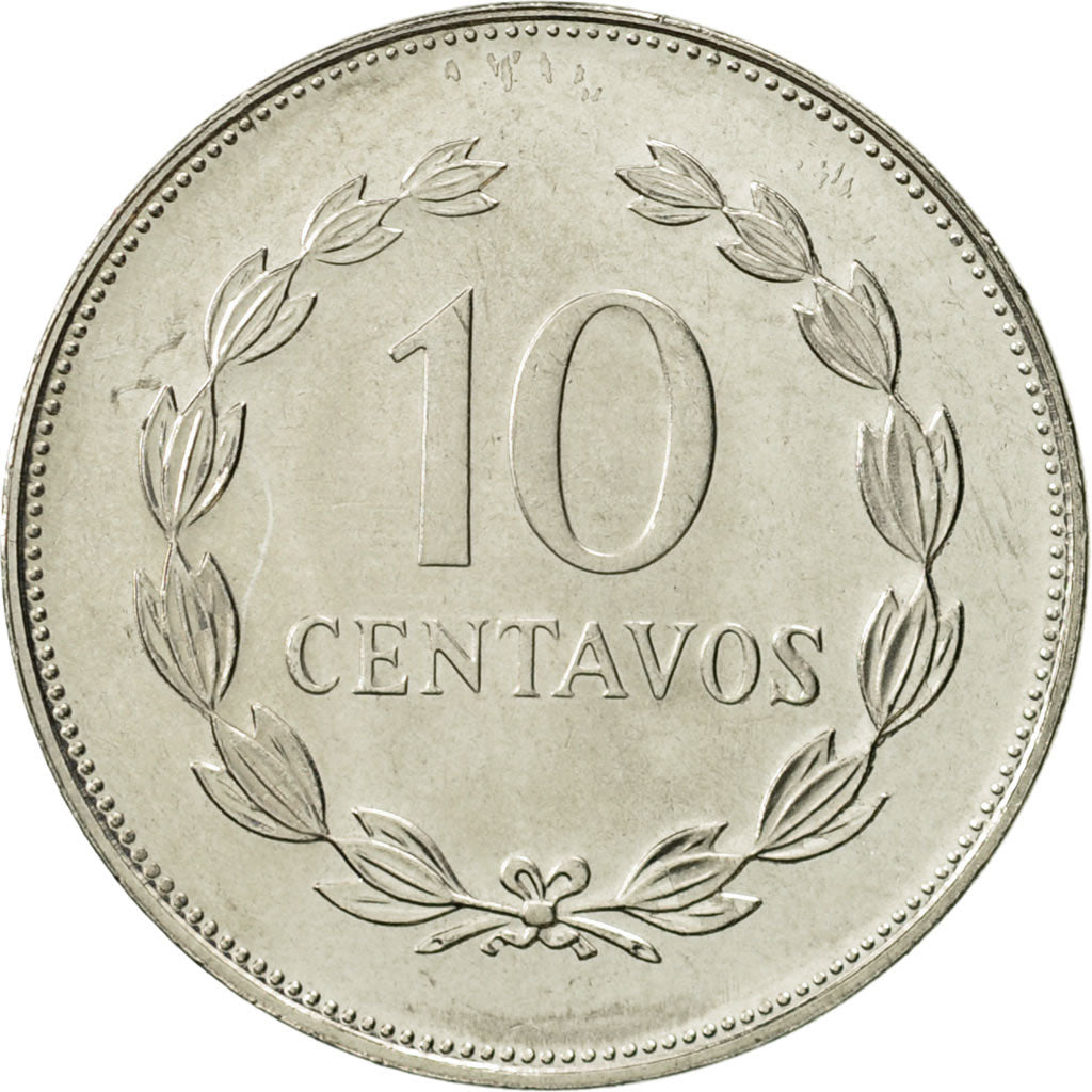 El Salvador, 10 Centavos, 1995, British Royal Mint, SUP, Copper-Nickel Clad