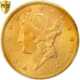 Coin, United States, Liberty Head, $20, Double Eagle, 1907, U.S. Mint, San
