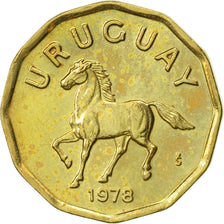 Uruguay, 10 Centesimos, 1978, Santiago, EF(40-45), Aluminum-Bronze, KM:66
