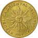 Uruguay, 5 Pesos, 1969, Santiago, AU(50-53), Aluminum-Bronze, KM:53