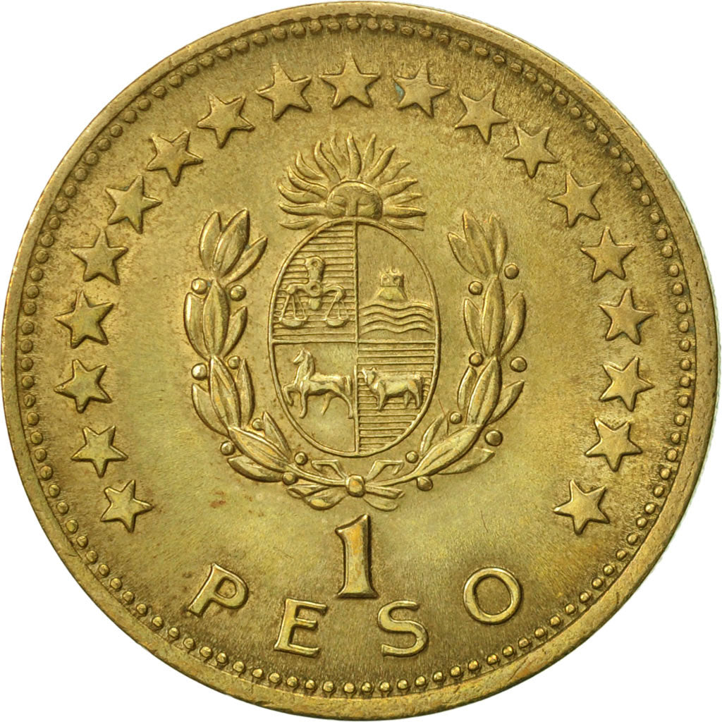 Uruguay, Peso, 1965, Santiago, SUP, Aluminum-Bronze, KM:46