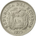 Coin, Ecuador, Sucre, Un, 1975, AU(55-58), Nickel Clad Steel, KM:83