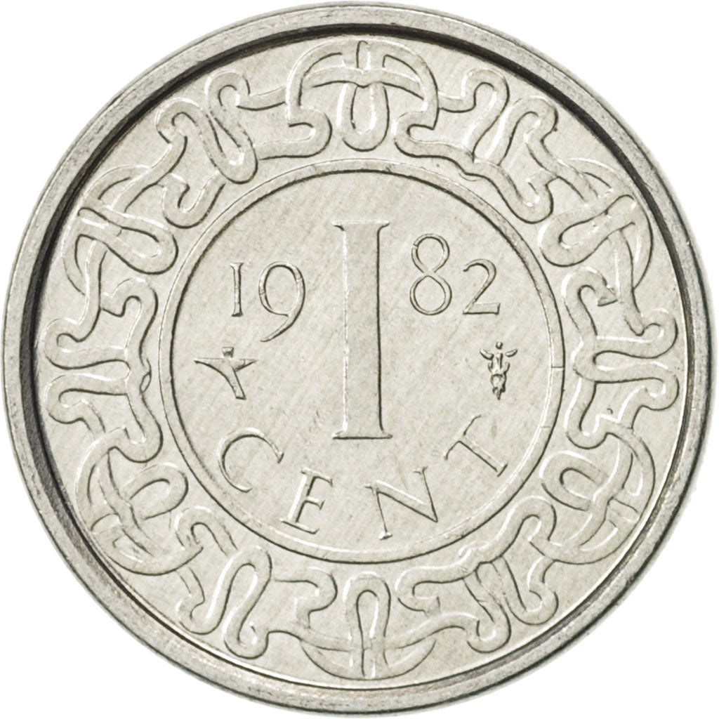 Coin, Surinam, Cent, 1982, AU(55-58), Aluminum, KM:11a