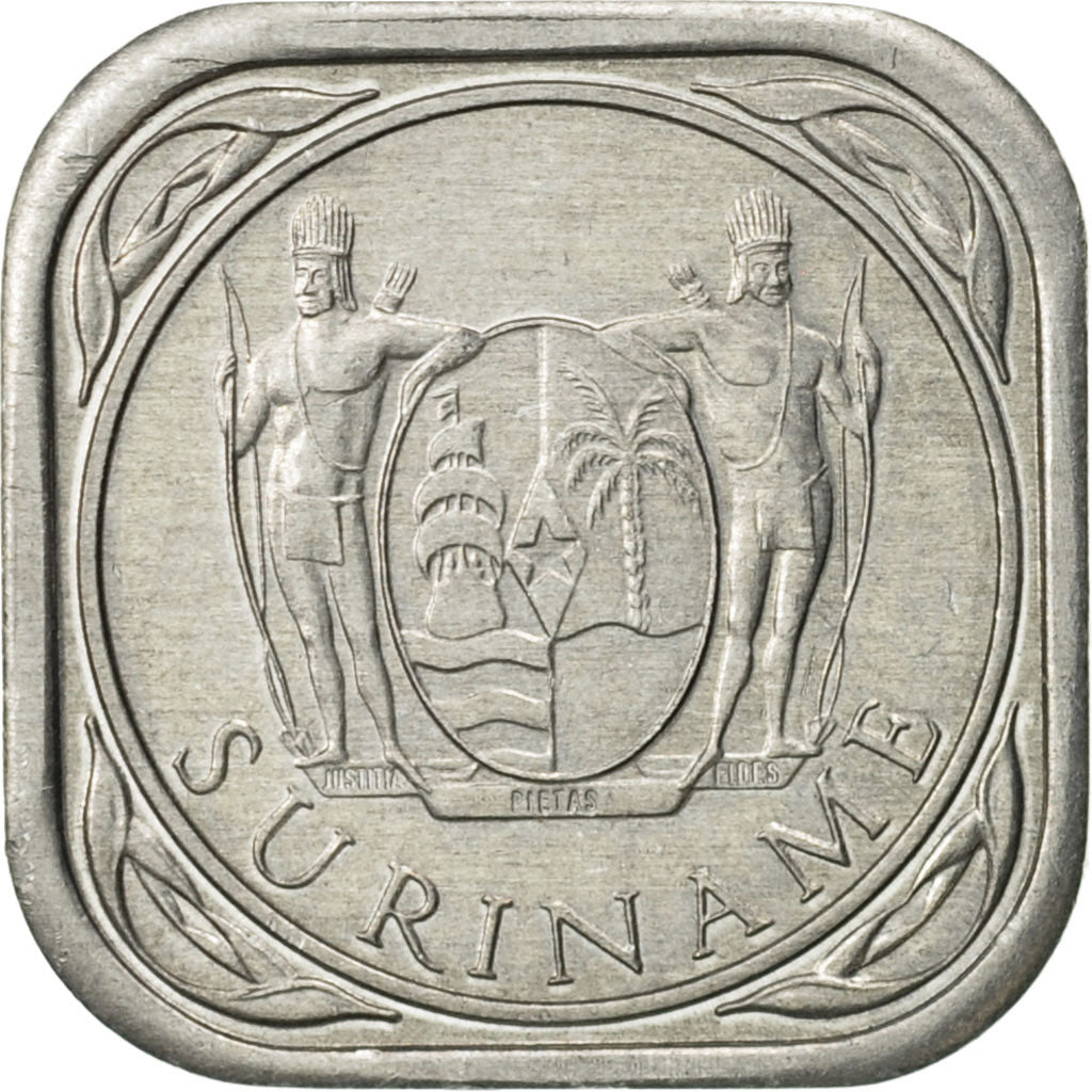 Surinam, 5 Cents, 1982, AU(55-58), Aluminum, KM:12.1a