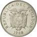 Coin, Ecuador, 50 Sucres, 1988, AU(50-53), Nickel Clad Steel, KM:93
