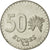 Coin, Ecuador, 50 Sucres, 1988, AU(50-53), Nickel Clad Steel, KM:93