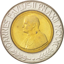 Moneta, CITTÀ DEL VATICANO, John Paul II, 500 Lire, 1990, FDC, Bi-metallico
