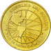 Coin, Ecuador, Centavo, Un, 2000, MS(63), Brass, KM:104