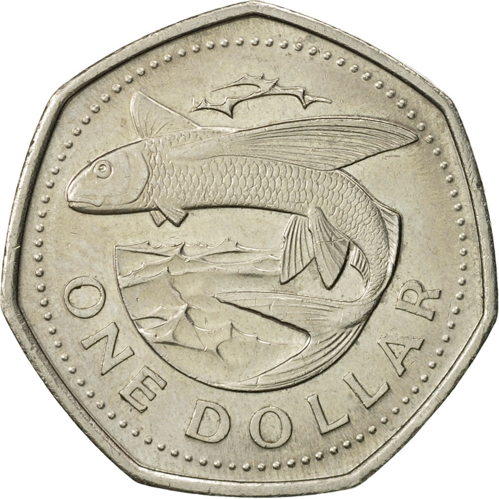 Monnaie, Barbados, Dollar, 1989, Franklin Mint, TTB+, Copper-nickel, KM:14.2