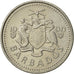 Moneta, Barbados, 25 Cents, 1990, Franklin Mint, AU(55-58), Miedź-Nikiel, KM:13