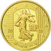 France, 5 Euro, Semeuse, 2010, PROOF MS(65-70), Gold, KM:1674