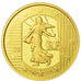 France, 5 Euro, Semeuse, 2008, PROOF MS(65-70), Gold, KM:1538