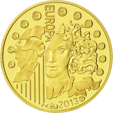 France, 5 Euro, Europa, 2013, PROOF MS(65-70), Gold, KM:2092