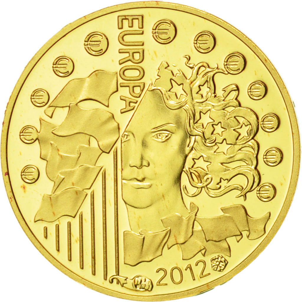 Billet, France, 5 Euro, Europa, 2012, FDC, Or, KM:1851