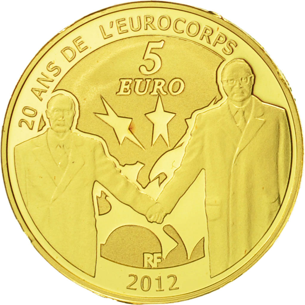 Billet, France, 5 Euro, Europa, 2012, FDC, Or, KM:1851