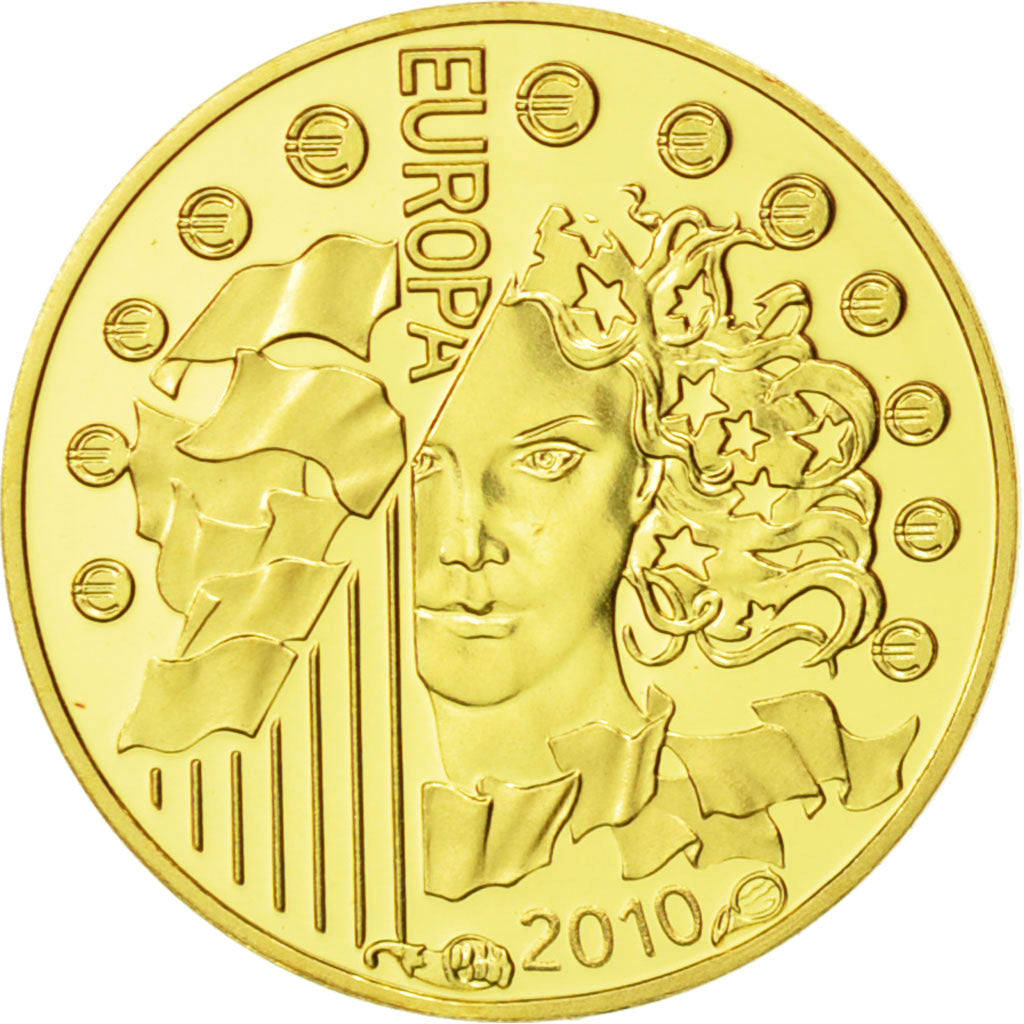 Banknote, France, 5 Euro, Europa, 2010, MS(65-70), Gold, KM:1680