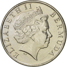 Coin, Bermuda, Elizabeth II, 5 Cents, 2000, AU(55-58), Copper-nickel, KM:108