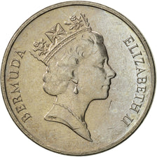 Coin, Bermuda, Elizabeth II, 5 Cents, 1997, AU(55-58), Copper-nickel, KM:45