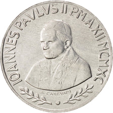 CITTÀ DEL VATICANO, John Paul II, 10 Lire, 1990, FDC, Alluminio, KM:220