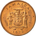 Jamaica, Elizabeth II, Cent, 1973, Franklin Mint, AU(55-58), Bronze, KM:52