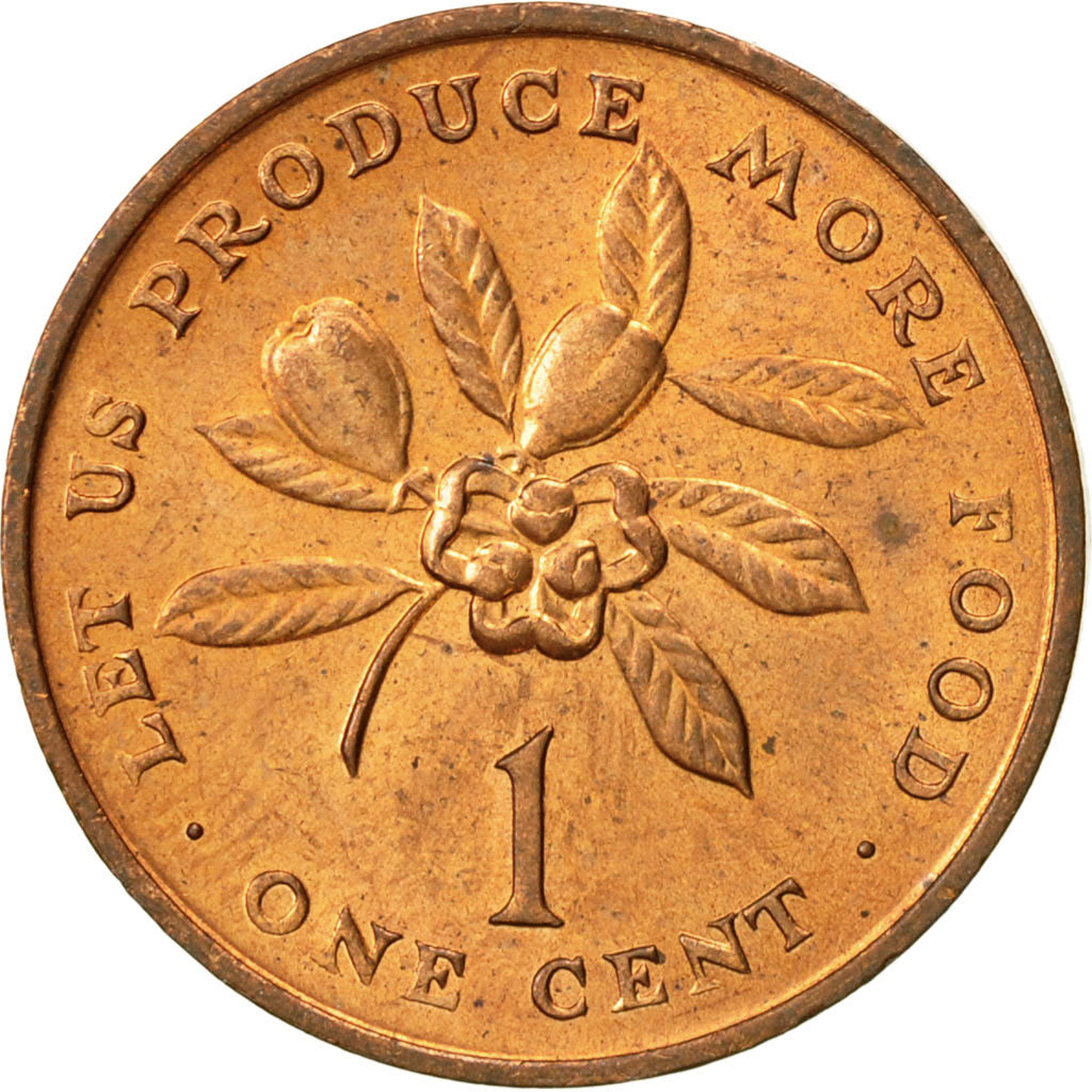 Jamaica, Elizabeth II, Cent, 1973, Franklin Mint, AU(55-58), Bronze, KM:52