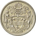Coin, Guyana, 10 Cents, 1991, AU(55-58), Copper-nickel, KM:33