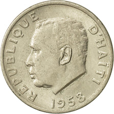 Haiti, 5 Centimes, 1958, AU(55-58), Copper-Nickel-Zinc, KM:62