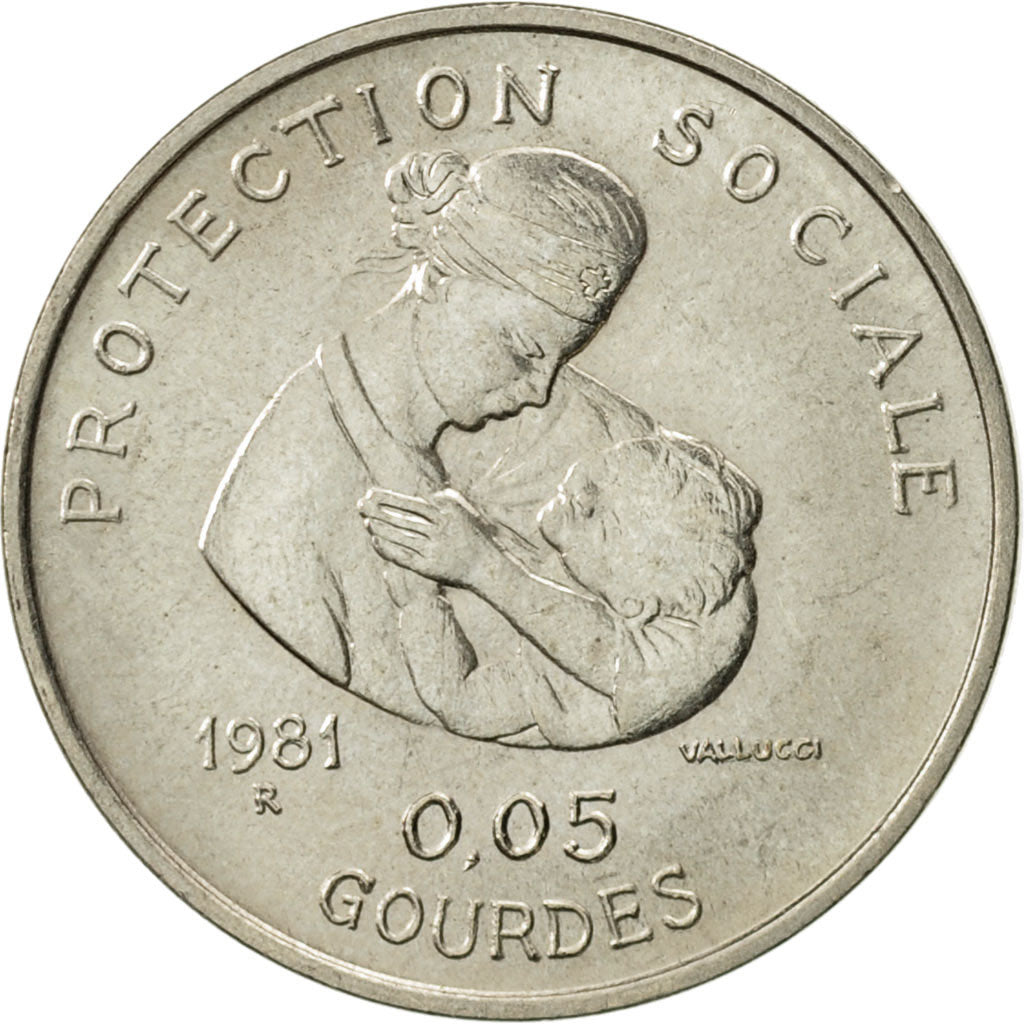 Haiti, 5 Centimes, 1981, AU(55-58), Copper-nickel, KM:145
