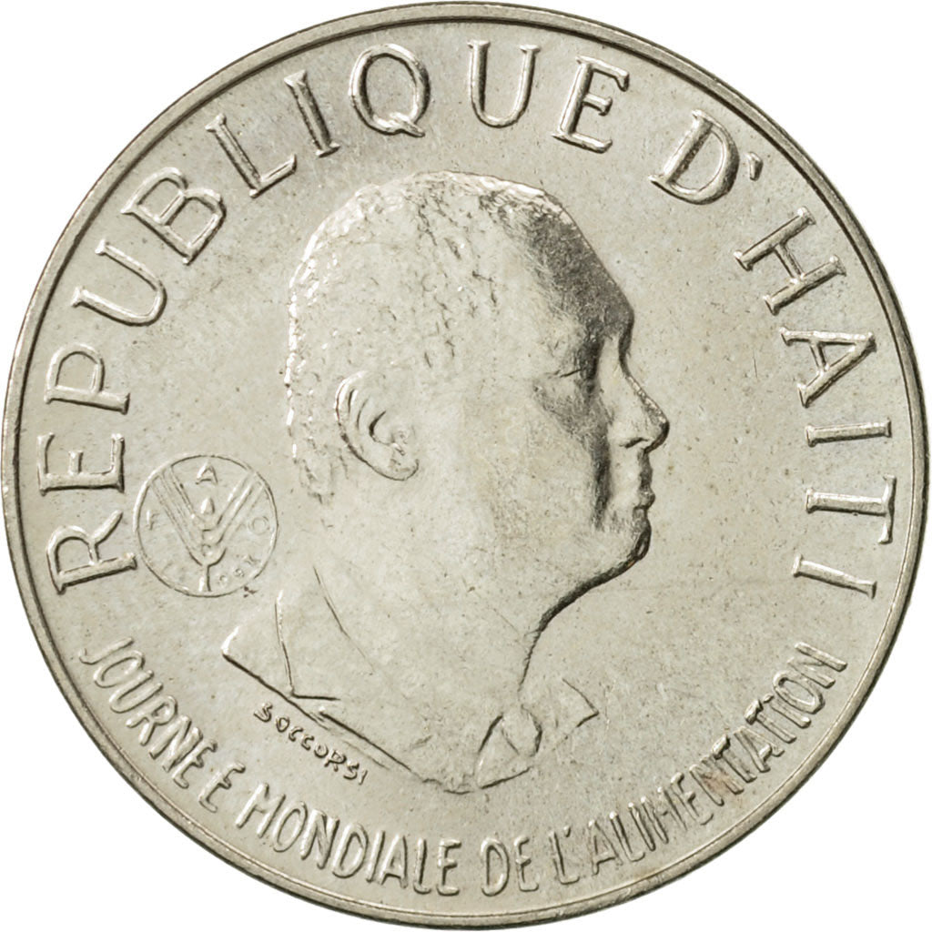 Haiti, 10 Centimes, 1981, AU(55-58), Copper-nickel, KM:146