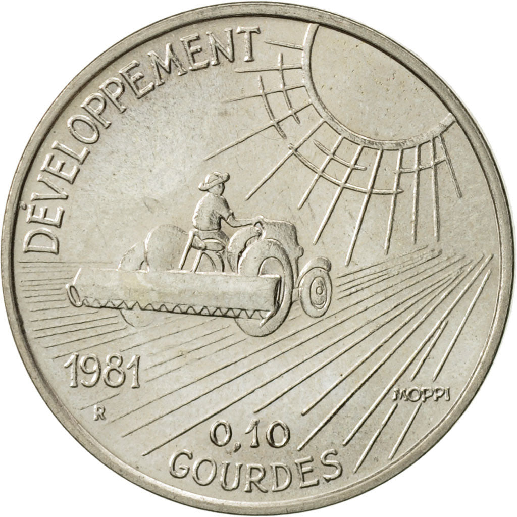 Haiti, 10 Centimes, 1981, AU(55-58), Copper-nickel, KM:146