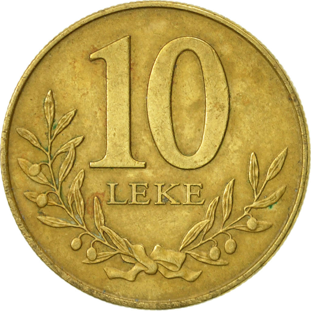Münze, Albania, 10 Lekë, 2000, Rome, SS, Aluminum-Bronze, KM:77