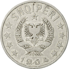 Moneda, Albania, Lek, 1964, Rome, MBC+, Aluminio, KM:43