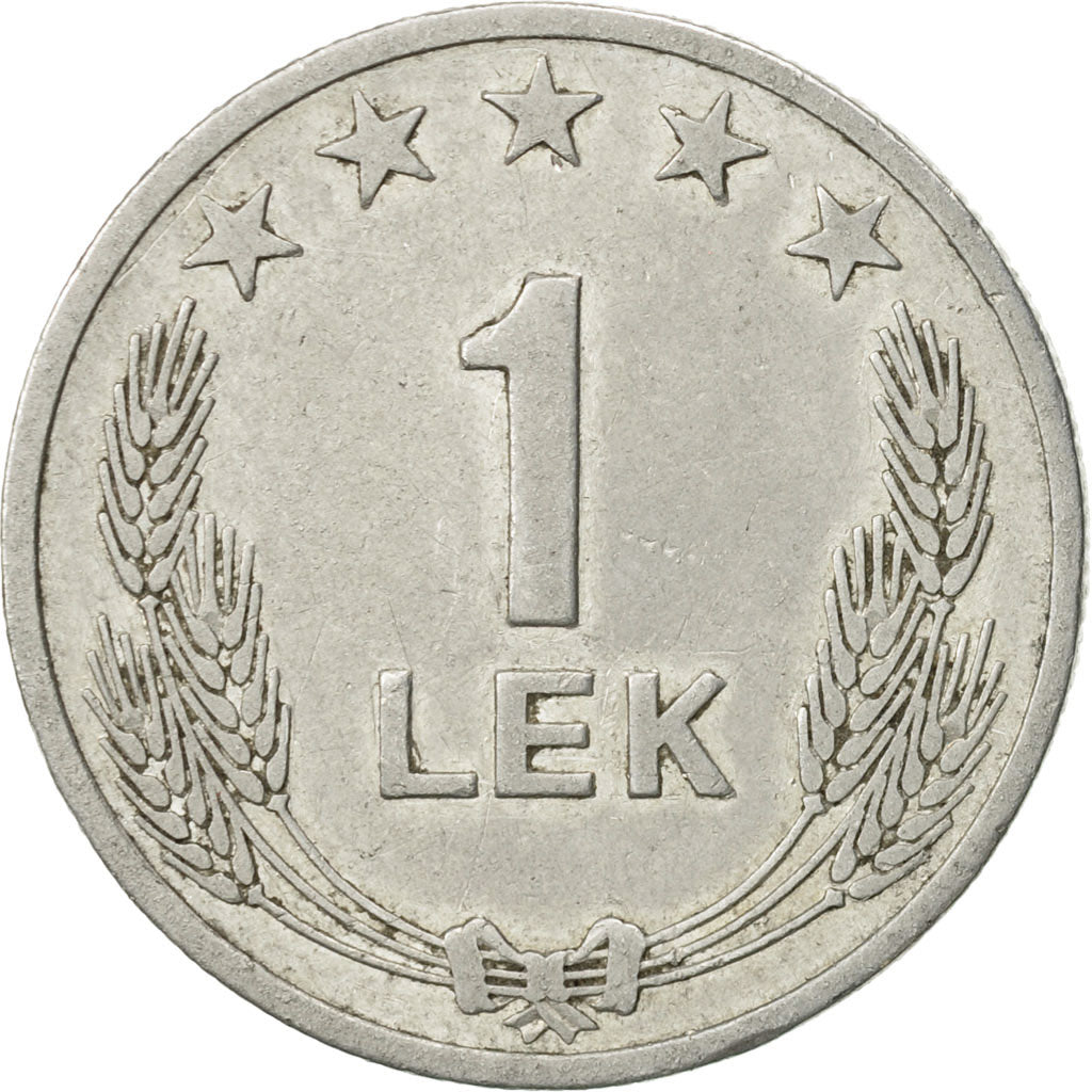 Coin, Albania, Lek, 1964, Rome, AU(50-53), Aluminum, KM:43